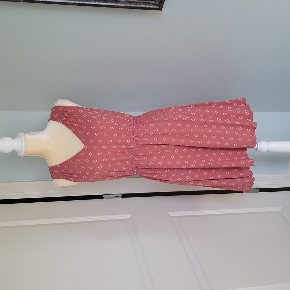 Old Navy Rust Coral Dress Sz M